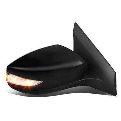 RETROVISOR MIRROR - OEM - 13-15 NISSAN SENTRA - POWERED - W/ SIGNAL LIGHT - FOLDING - BLACK MATERIAL - RIGHT