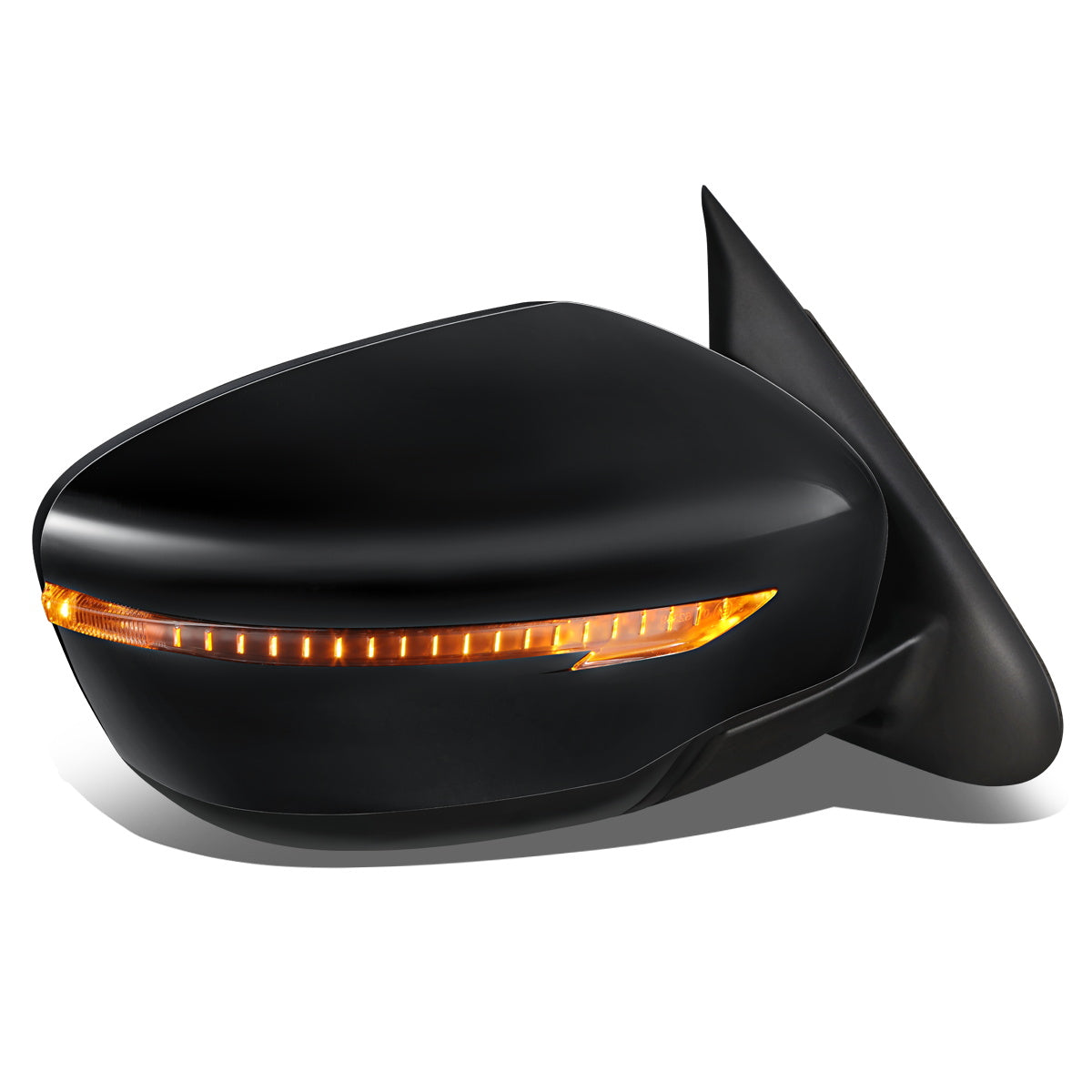 RETROVISOR MIRROR - OEM - 11-12 NISSAN JUKE - POWERED - W/ SIGNAL LIGHT - FOLDING - BLACK MATERIAL - RIGHT