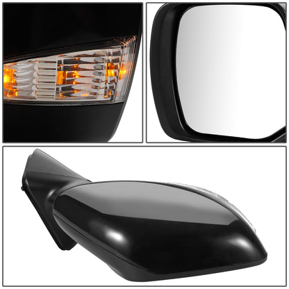 RETROVISOR MIRROR - OEM - 11-17 NISSAN QUEST - POWERED - HEATED - W/ SIGNAL LIGHT - W/ MEMORY - W/ BSD - FOLDING - BLACK MATERIAL - RIGHT