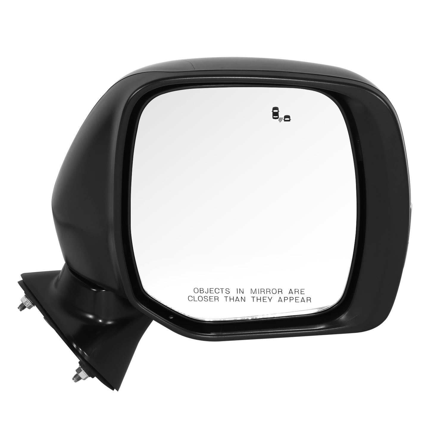 RETROVISOR MIRROR - OE STYLE - NISSAN QUEST 11-14 - WITH POWER WITH HEATED WITH BLIND SPOT WITH CAMERA WITH MEMORY - PASSENGER SIDE - PAINT TO MATCH - BLACK