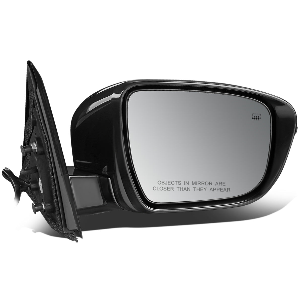 RETROVISOR MIRROR - OEM - 13-16 NISSAN PATHFINDER - POWERED - HEATED - W/ SIGNAL LIGHT - FOLDING - BLACK MATERIAL - RIGHT