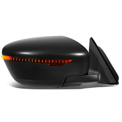 RETROVISOR MIRROR - OEM - 14-16 NISSAN ROGUE - POWERED - W/ SIGNAL LIGHT - FOLDING - BLACK MATERIAL - RIGHT