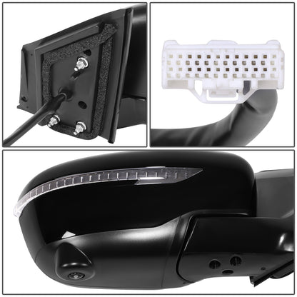 RETROVISOR MIRROR - OE STYLE - NISSAN MURANO 16-24 - WITH POWER WITH HEATED WITH SIGNAL WITH MEMORY - PASSENGER SIDE - PAINT TO MATCH - BLACK