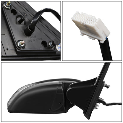 RETROVISOR MIRROR - OEM - 16+ NISSAN TITAN, ARMADA - POWERED - HEATED - W/ SIGNAL LIGHT - POWER FOLDING - TEXTURED - BLACK - RIGHT