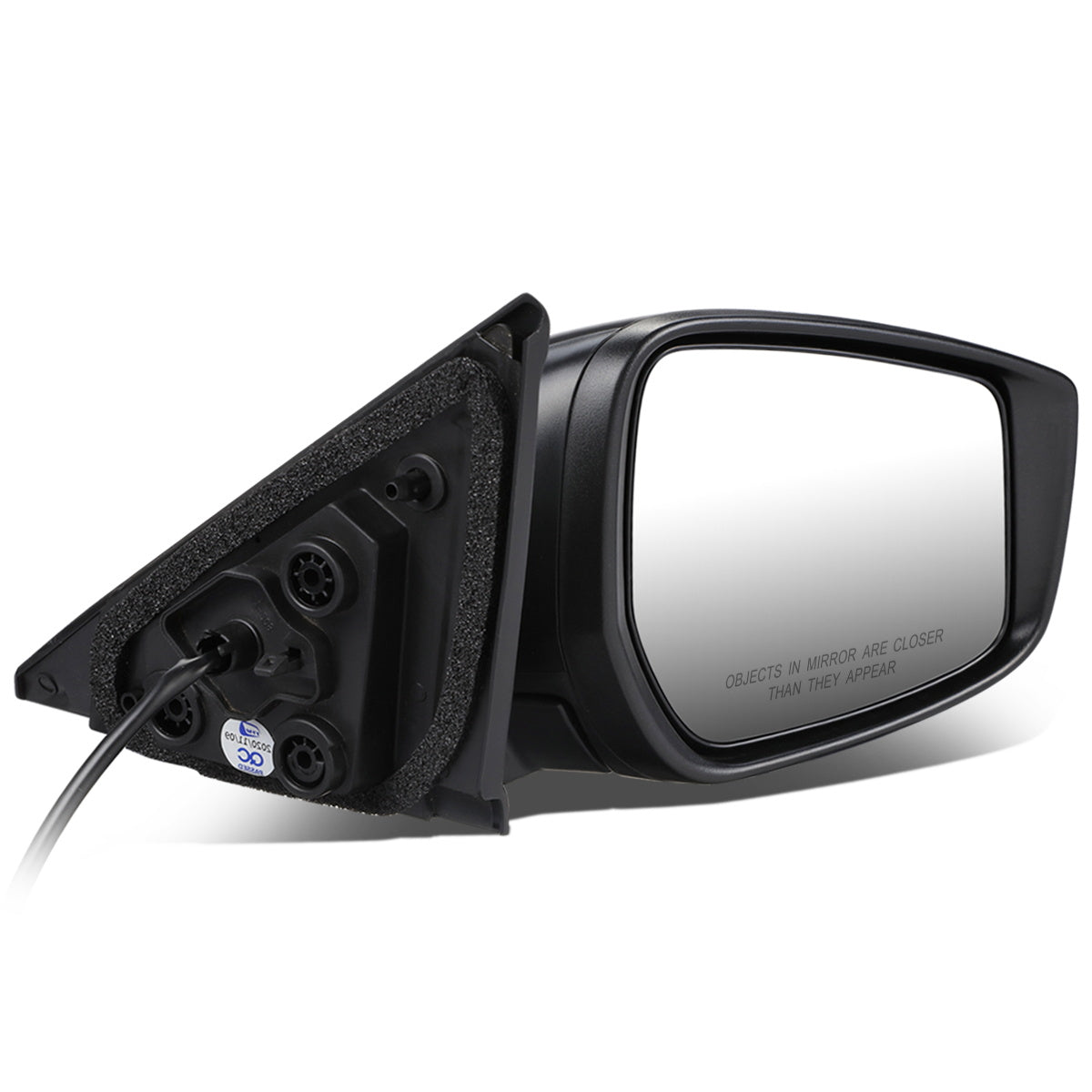 RETROVISOR MIRROR - OEM - 18-20 NISSAN KICKS - POWERED - FOLDING - TEXTURED - BLACK