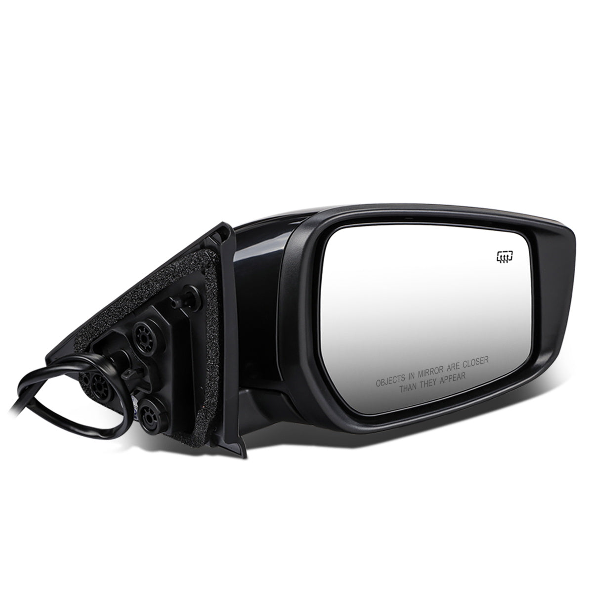 RETROVISOR MIRROR - OEM - 18-20 NISSAN KICKS - POWERED - HEATED - FOLDING - BLACK MATERIAL - RIGHT