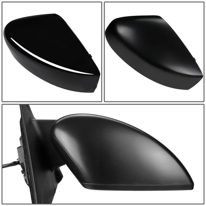 RETROVISOR MIRROR - OEM - 18-20 NISSAN KICKS - POWERED - HEATED - W/ BSD - TEXTURED - BLACK - RIGHT