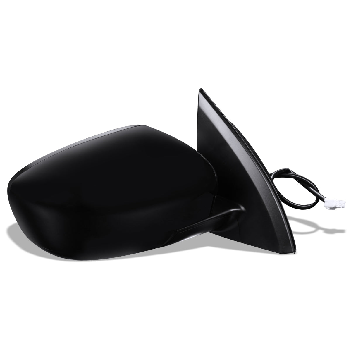 RETROVISOR MIRROR - OEM - 17-19 NISSAN ROGUE SPORT - FOLDING - BLACK MATERIAL - RIGHT