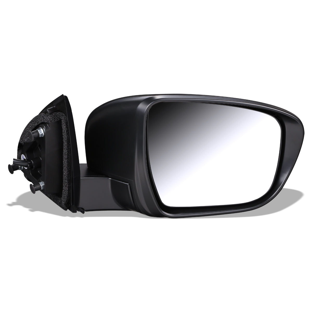 RETROVISOR MIRROR - OEM - 17-19 NISSAN ROGUE SPORT - FOLDING - BLACK MATERIAL - RIGHT