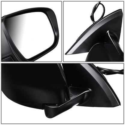 RETROVISOR MIRROR - OEM - 17-19 NISSAN ROGUE SPORT - FOLDING - BLACK MATERIAL - RIGHT