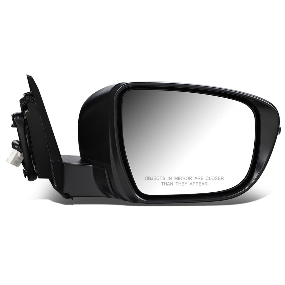 RETROVISOR MIRROR - OEM - 17-19 NISSAN ROGUE SPORT - POWERED - W/ SIGNAL LIGHT - FOLDING - BLACK MATERIAL - RIGHT
