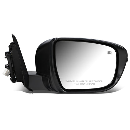 RETROVISOR MIRROR - OEM - 17-19 NISSAN ROGUE SPORT - POWERED - HEATED - W/ SIGNAL LIGHT - FOLDING - BLACK MATERIAL - RIGHT
