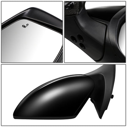 RETROVISOR MIRROR - OEM - 18-19 NISSAN LEAF - POWERED - W/ BSD - FOLDING - BLACK MATERIAL - RIGHT