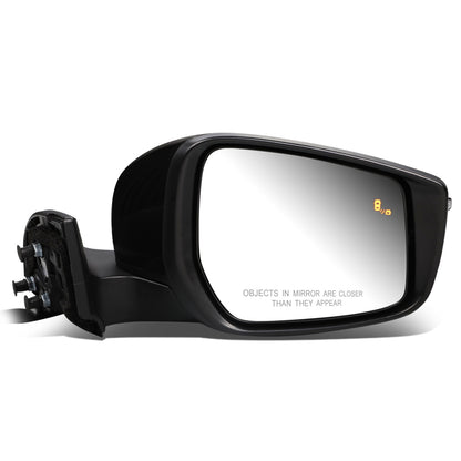 RETROVISOR MIRROR - OEM - 18-19 NISSAN LEAF - POWERED - HEATED - W/ SIGNAL LIGHT - W/ BSD - W/ CAMERA - FOLDING - BLACK MATERIAL - RIGHT