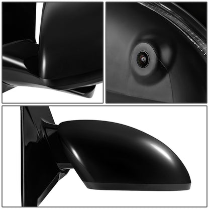 RETROVISOR MIRROR - OEM - 19+ NISSAN ALTIMA 4-DR - POWERED - HEATED - W/ SIGNAL LIGHT - W/ CAMERA - FOLDING - BLACK MATERIAL - RIGHT