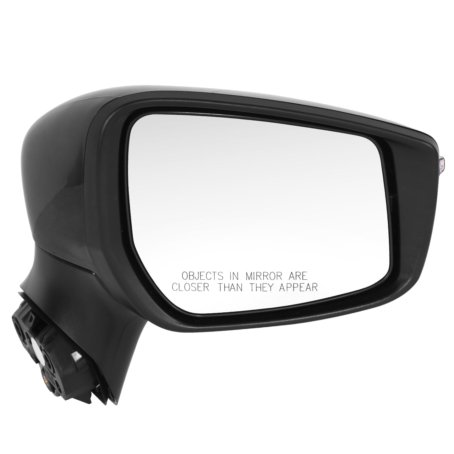 RETROVISOR MIRROR - OE STYLE - NISSAN VERSA 20-24 - WITH POWER WITH HEATED WITH SIGNAL - PASSENGER SIDE - PAINT TO MATCH - BLACK