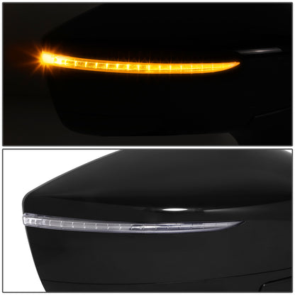 RETROVISOR MIRROR - OE STYLE - NISSAN VERSA 20-24 - WITH POWER WITH HEATED WITH SIGNAL WITH BLIND SPOT - PASSENGER SIDE - PAINT TO MATCH - BLACK