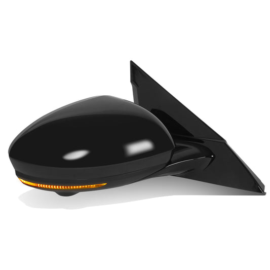 RETROVISOR MIRROR - OE STYLE - NISSAN ALTIMA 20-22 - WITH POWER WITH HEATED WITH SIGNAL WITH MEMORY WITH CAMERA - PASSENGER SIDE - PAINT TO MATCH - BLACK