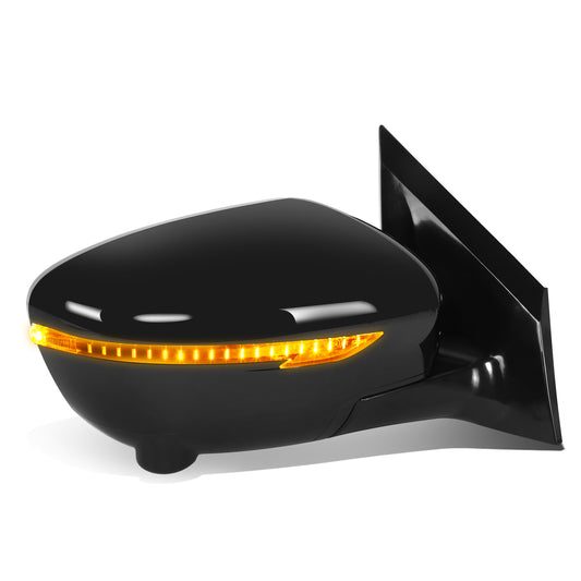 RETROVISOR MIRROR - OE STYLE - NISSAN MURANO 15-16 - WITH POWER WITH HEATED WITH CAMERA WITH SIGNAL WITH MEMORY - PASSENGER SIDE - PAINT TO MATCH - BLACK