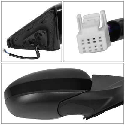 RETROVISOR MIRROR - OE STYLE - NISSAN SENTRA 20-21 - WITH POWER - PASSENGER SIDE - PAINT TO MATCH - BLACK