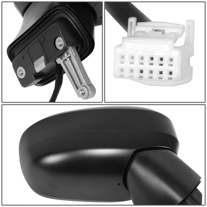 RETROVISOR MIRROR - OE STYLE - NISSAN ROGUE 21-24 - WITH POWER WITH BLIND SPOT - PASSENGER SIDE - PAINT TO MATCH - BLACK