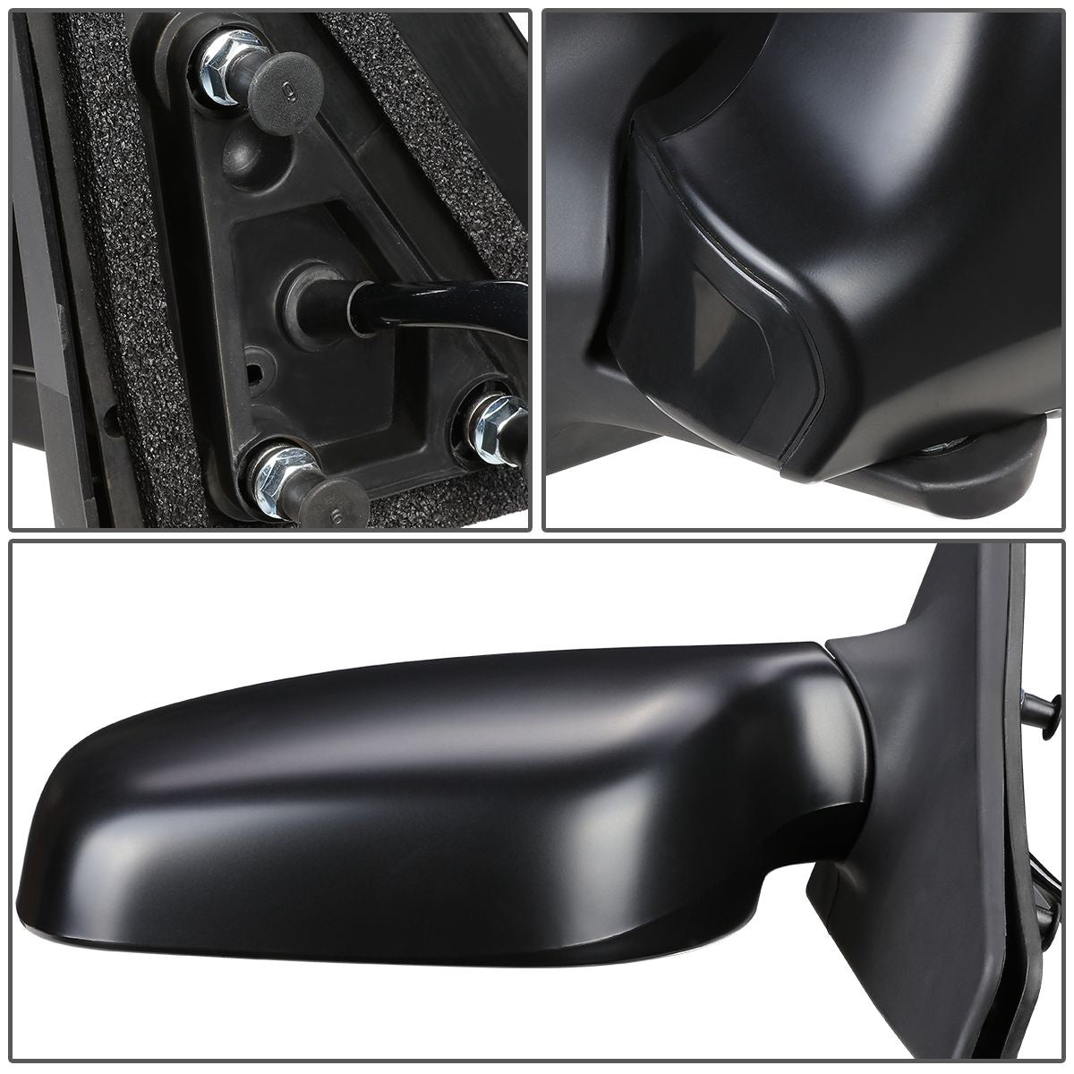 RETROVISOR MIRROR - OEM - 04-06 SCION XB - POWERED - PAINTABLE - BLACK - LEFT