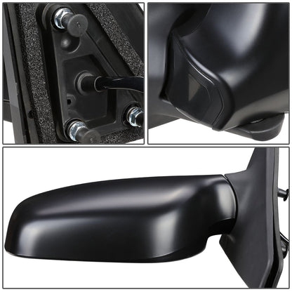 RETROVISOR MIRROR - OEM - 04-06 SCION XB - POWERED - PAINTABLE - BLACK - LEFT