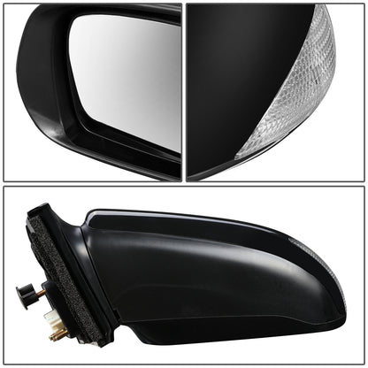 RETROVISOR MIRROR - OEM - 05-10 SCION TC - POWERED - PAINTABLE - BLACK - LEFT