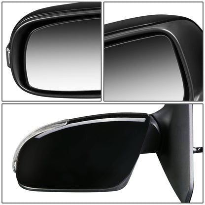 RETROVISOR MIRROR - OEM - 11-16 SCION TC - POWERED - PAINTABLE - BLACK - LEFT