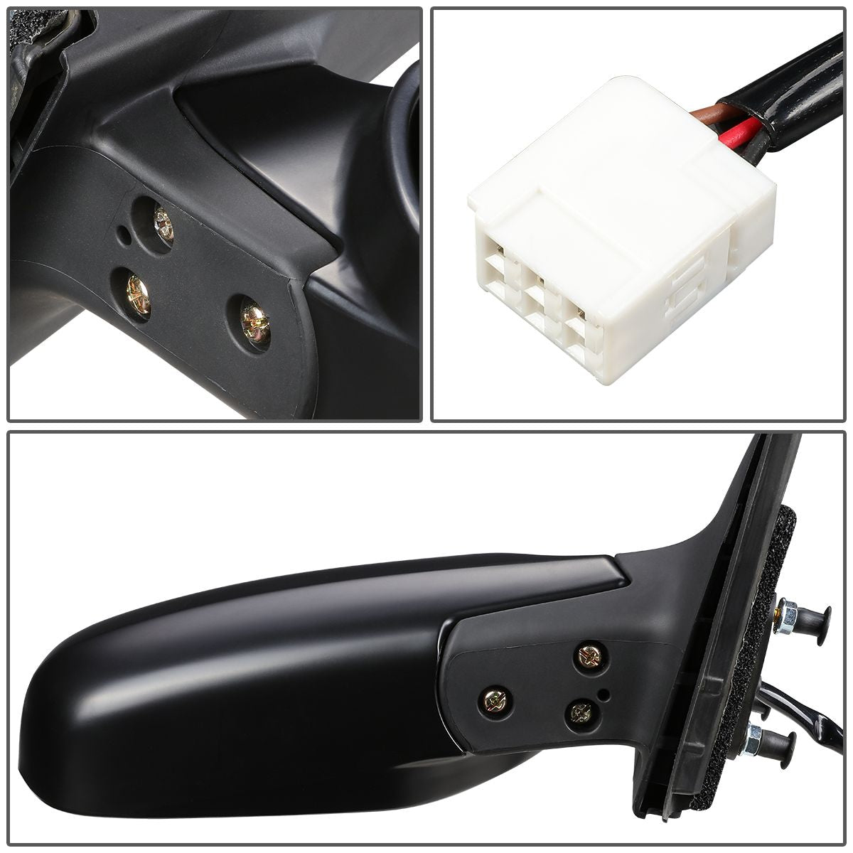 RETROVISOR MIRROR - OEM - 04-06 SCION XB - POWERED - PAINTABLE - BLACK - RIGHT