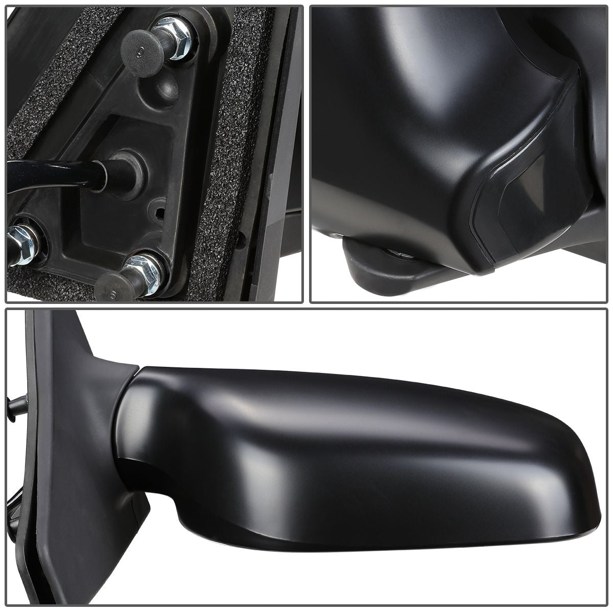 RETROVISOR MIRROR - OEM - 04-06 SCION XB - POWERED - PAINTABLE - BLACK - RIGHT