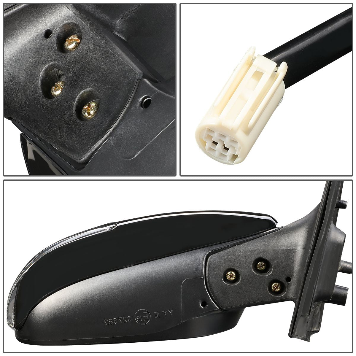 RETROVISOR MIRROR - OEM - 08-14 SCION XD - POWERED - PAINTABLE - BLACK - RIGHT