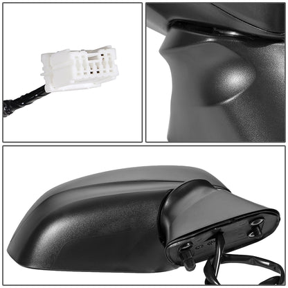 RETROVISOR MIRROR - OEM - 13+ SCION FR-S, TOYOTA BRZ - POWERED - FOLDING - TEXTURED - BLACK