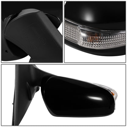 RETROVISOR MIRROR - OEM - 15+ TOYOTA IM - POWERED - HEATED - W/ SIGNAL LIGHT - POWER FOLDING - BLACK MATERIAL - RIGHT