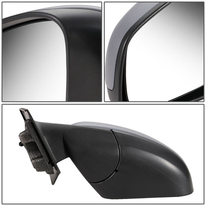 RETROVISOR MIRROR - OEM - 16-17 SMART FORTWO - MANUAL - W/ CABLE - W/ TEMP SENSOR - FOLDING - GRAY - LEFT