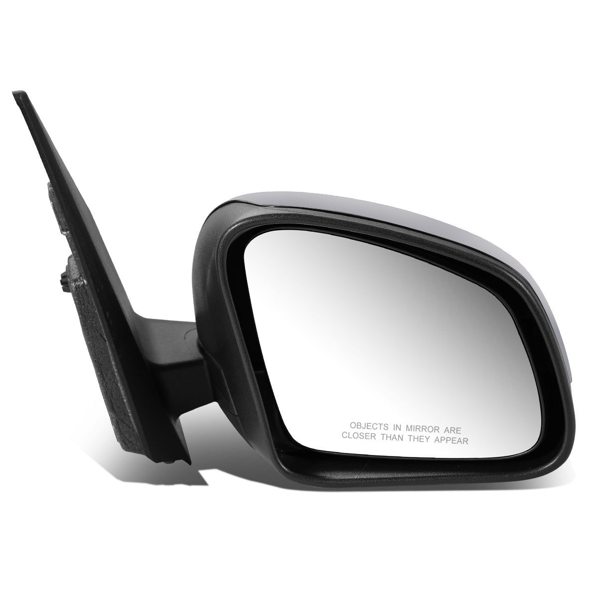 RETROVISOR MIRROR - OEM - 16-17 SMART FORTWO - MANUAL - W/ CABLE - W/ TEMP SENSOR - FOLDING - GRAY - RIGHT