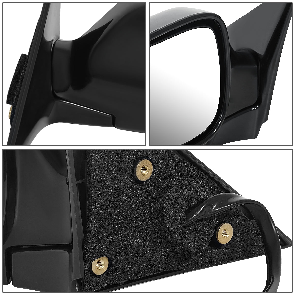 RETROVISOR MIRROR - OEM - 00-04 SUBARU LEGACY / 00-04 SUBARU OUTBACK - POWERED - HEATED - PRIMED - BLACK - LEFT