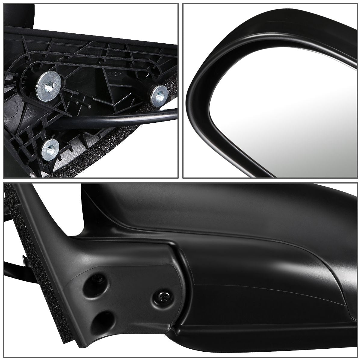 RETROVISOR MIRROR - OEM - 05-09 SUBARU LEGACY / 05-09 SUBARU OUTBACK - POWERED - TEXTURED - BLACK - LEFT