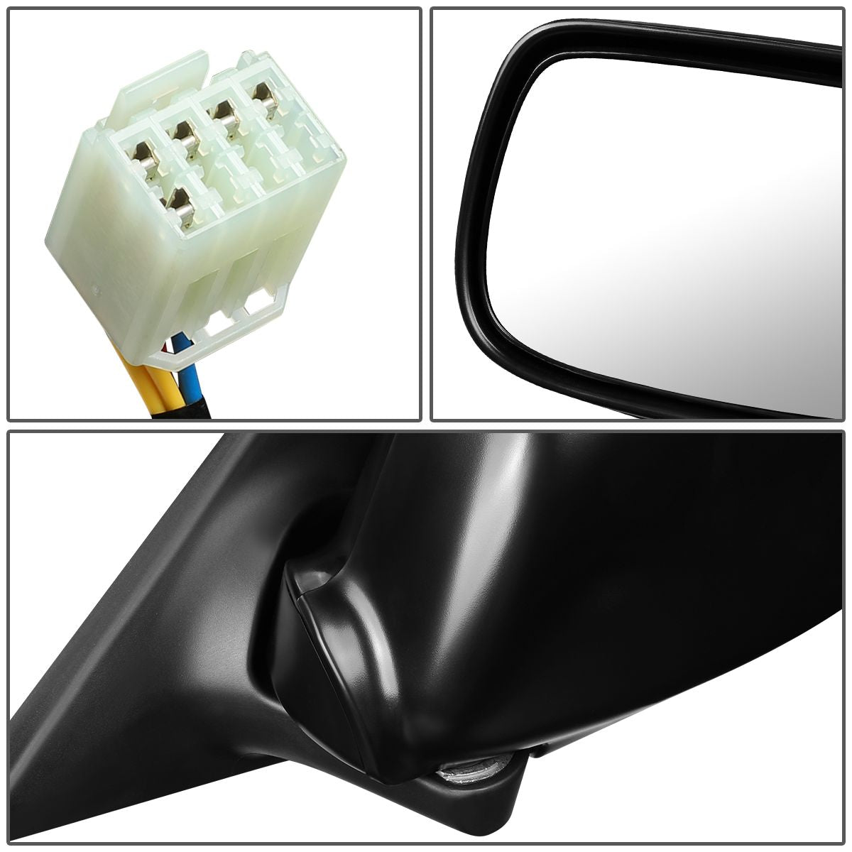 RETROVISOR MIRROR - OEM - 03-05 SUBARU FORESTER XS XT - POWERED - HEATED - TEXTURED - BLACK - LEFT