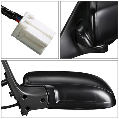 RETROVISOR MIRROR - OEM - 04-07 SUBARU IMPREZA - POWERED - TEXTURED - BLACK - LEFT