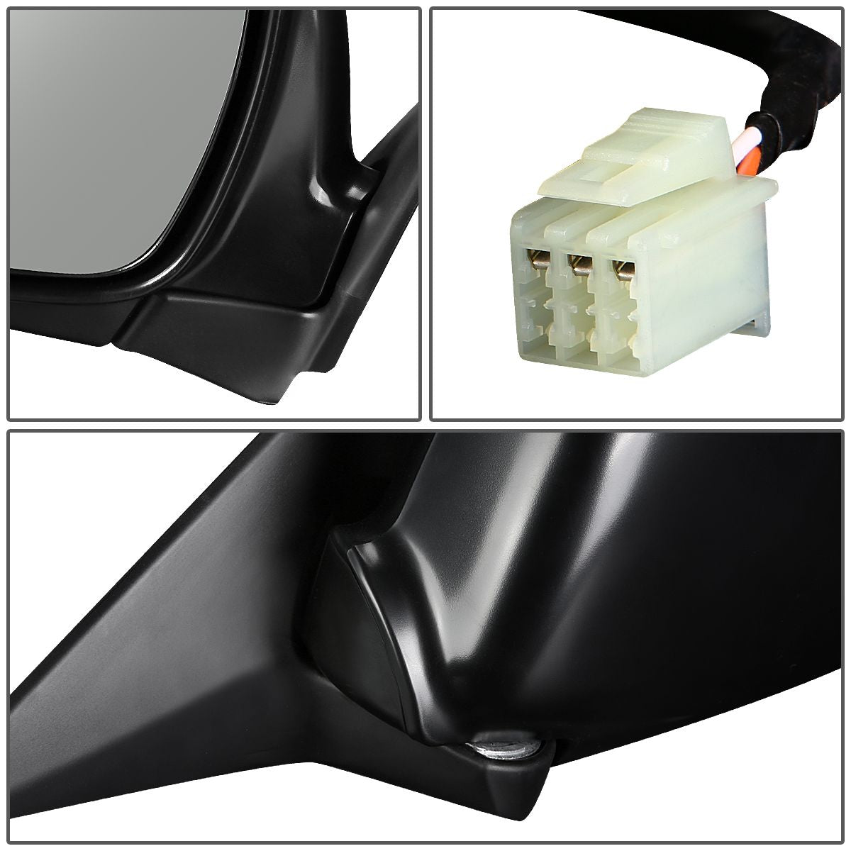 RETROVISOR MIRROR - OEM - 03-06 SUBARU BAJA - POWERED - TEXTURED - BLACK - LEFT