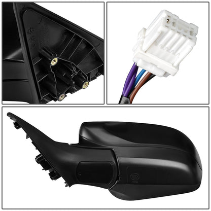 RETROVISOR MIRROR - OEM - 09-10 SUBARU FORESTER X XT - POWERED - HEATED - TEXTURED - BLACK - LEFT