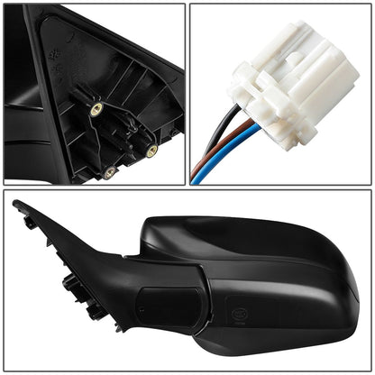 RETROVISOR MIRROR - OEM - 11-13 SUBARU FORESTER X XT - POWERED - TEXTURED - BLACK - LEFT