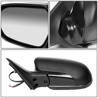 RETROVISOR MIRROR - OEM - 05-07 SUBARU LEGACY 2.5I LIMITED / 05-07 SUBARU OUTBACK 2.5I LIMITED - POWERED - PAINTABLE - BLACK - LEFT