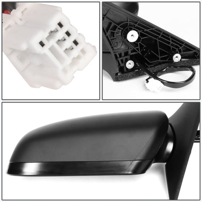 RETROVISOR MIRROR - OEM - 05-07 SUBARU LEGACY 2.5I LIMITED / 05-07 SUBARU OUTBACK 2.5I LIMITED - POWERED - PAINTABLE - BLACK - LEFT