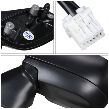 RETROVISOR MIRROR - OEM - 12-14 SUBARU IMPREZA / 2012 SUBARU IMPREZA R / 13-14 SUBARU XV CROSSTREK - POWERED - HEATED - BLACK - LEFT