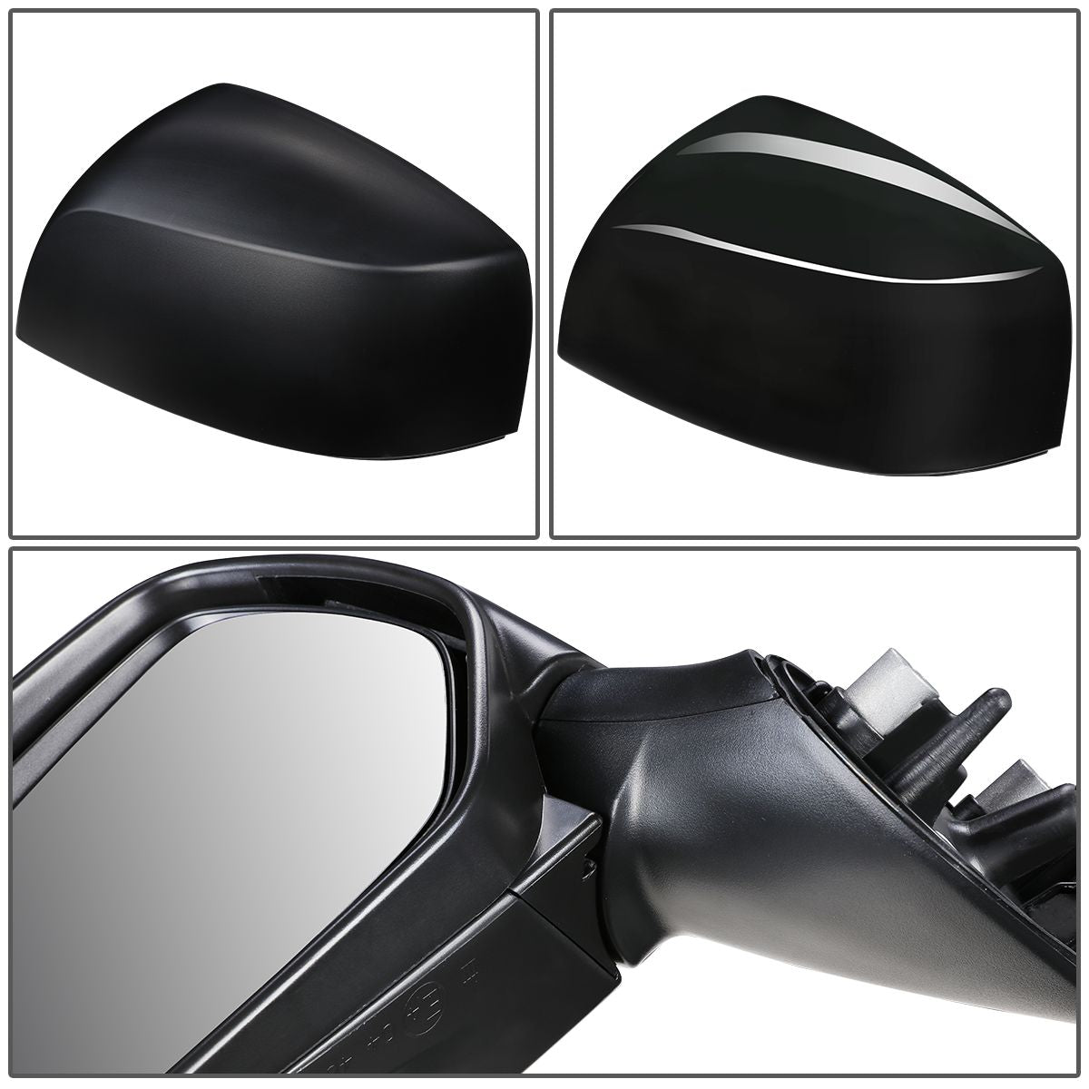 RETROVISOR MIRROR - OEM - 12-14 SUBARU IMPREZA / 2012 SUBARU IMPREZA R / 13-14 SUBARU XV CROSSTREK - POWERED - HEATED - BLACK - LEFT