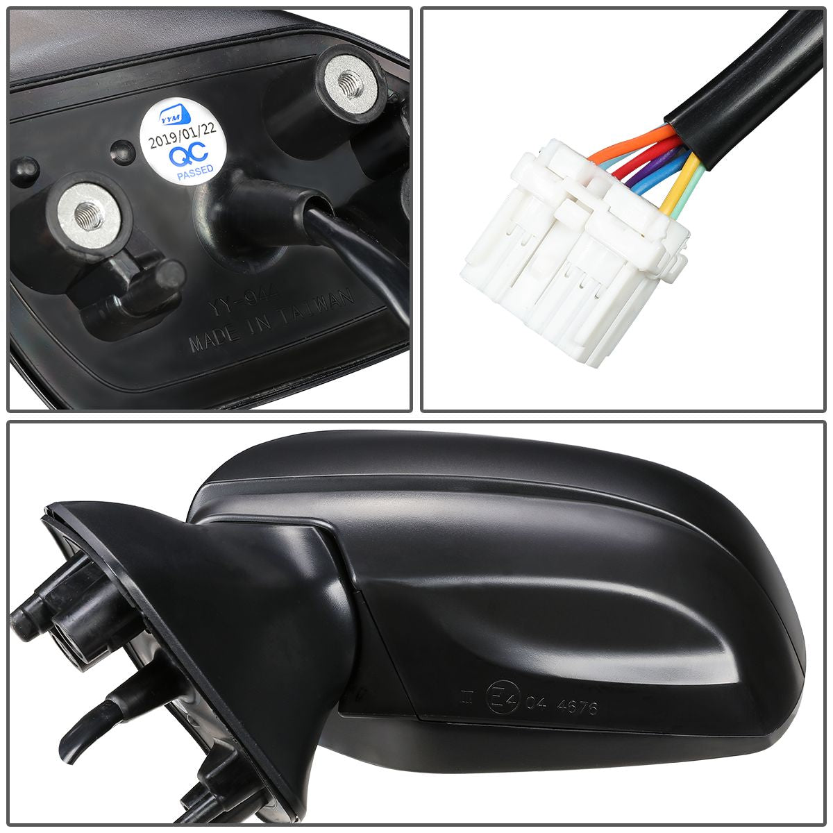 RETROVISOR MIRROR - OEM - 14-16 SUBARU FORESTER X XT - POWERED - BLACK - LEFT