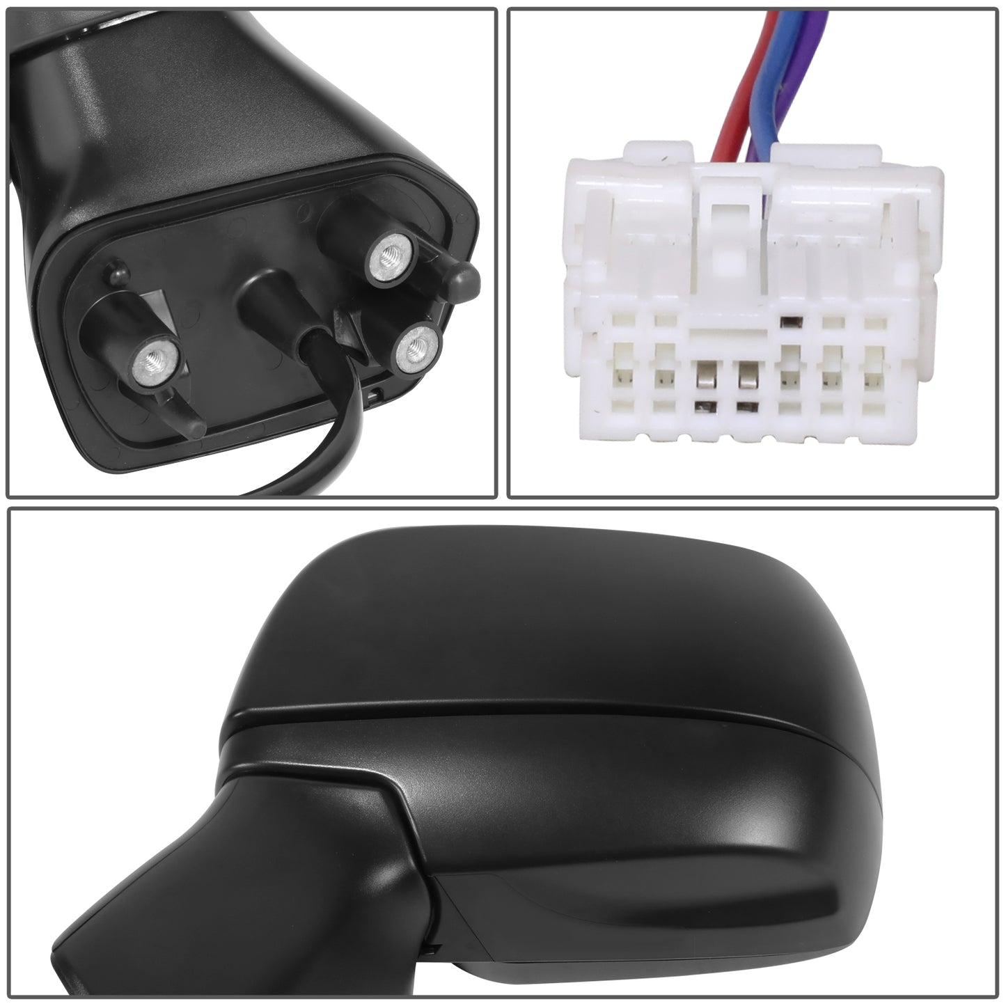 RETROVISOR MIRROR - OE STYLE - SUBARU FORESTER 14 - WITH POWER - DRIVER SIDE - PAINT TO MATCH - BLACK