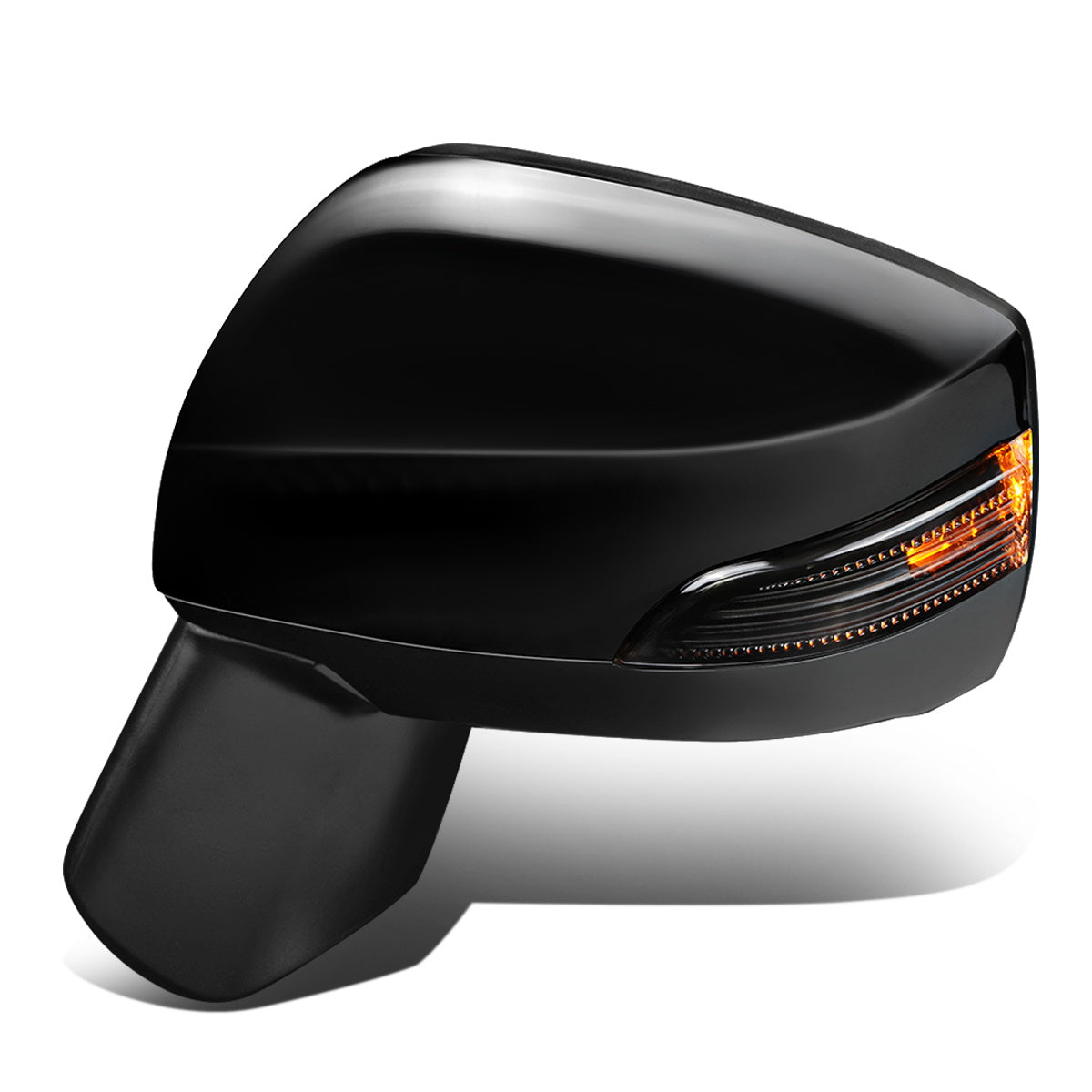 RETROVISOR MIRROR - OEM - 15-16 SUBARU IMPREZA - POWERED - HEATED - FOLDING - BLACK MATERIAL - LEFT